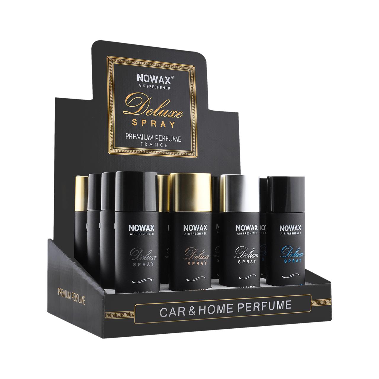 MIX №1 Αρωματικά Σπρέι Αυτοκινήτου Deluxe Spray 50 ml (16 Τεμάχια σε Stand Έκθεσης)