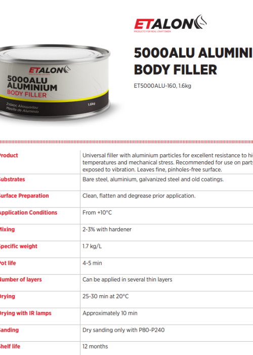 5000ALU ALUMINIUM BODY FILLER TDS (ENG)