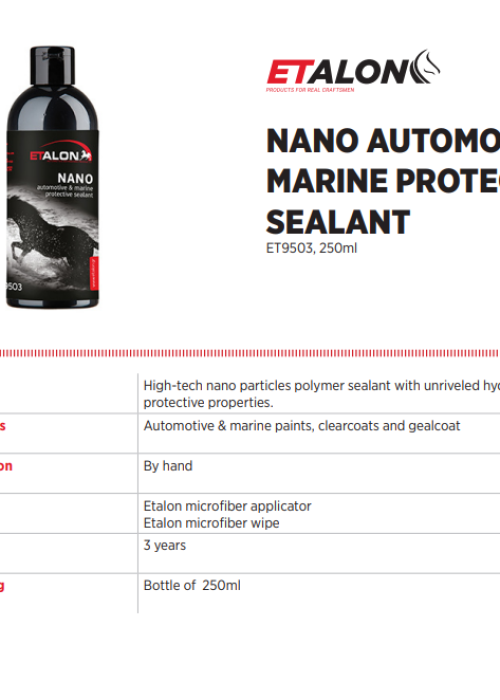 NANO PROTECTIVE SEALANT TDS