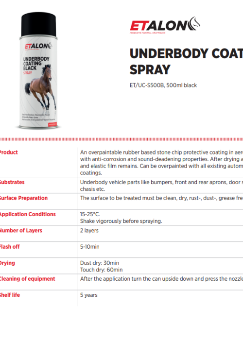 UNDERBODY COATING SPRAY TDS